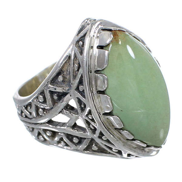 Turquoise Sterling Silver Jewelry Ring Size 4-3/4 RX93185